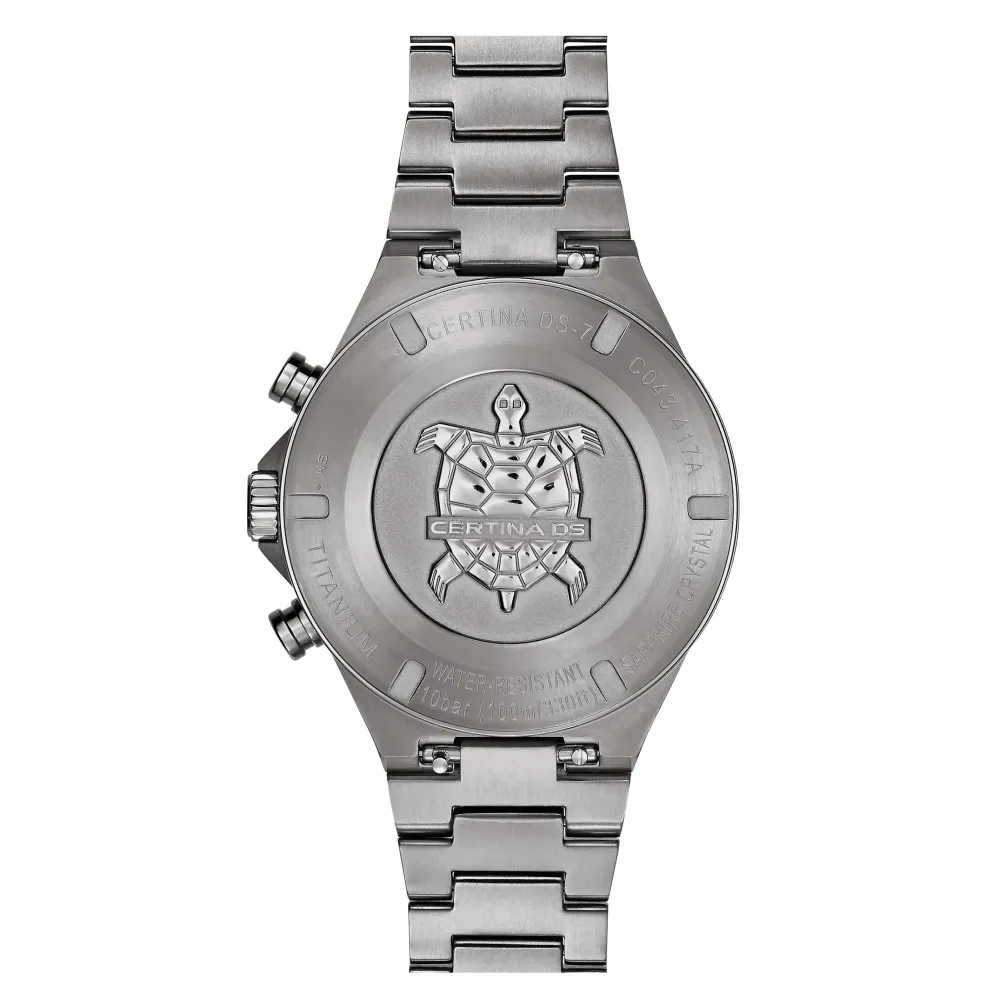 Certina ure Certina DS-7 Chronograph C043.417.44.041.00 | Dame Dameure Med Lænke | Dameure I Titanium