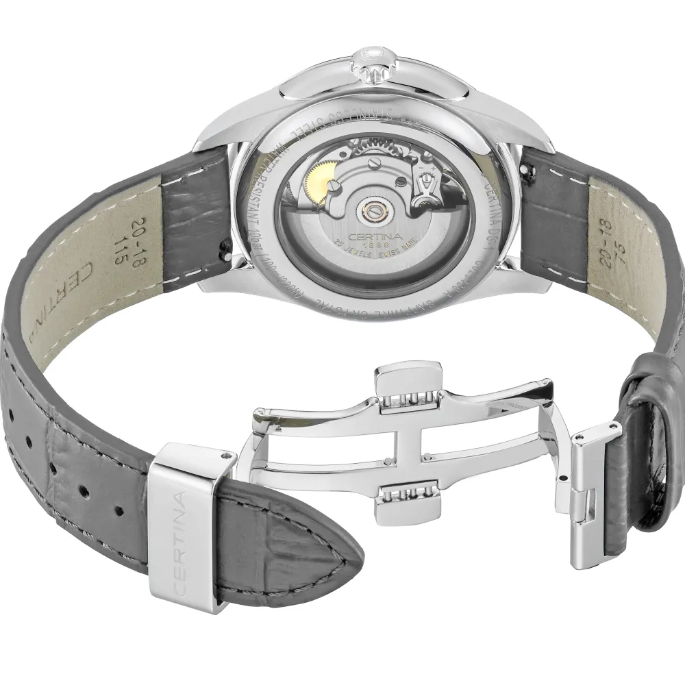 Certina ure Certina DS-1 Day Date C029.430.16.011.01 | Herreure Med Rem | Herreure I Stål