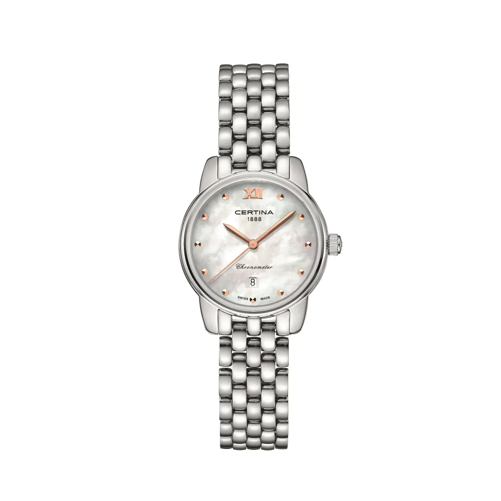 Certina ure Certina DS-8 27mm C033.051.11.118.01 | Dame Dameure Med Lænke | Dameure I Stål
