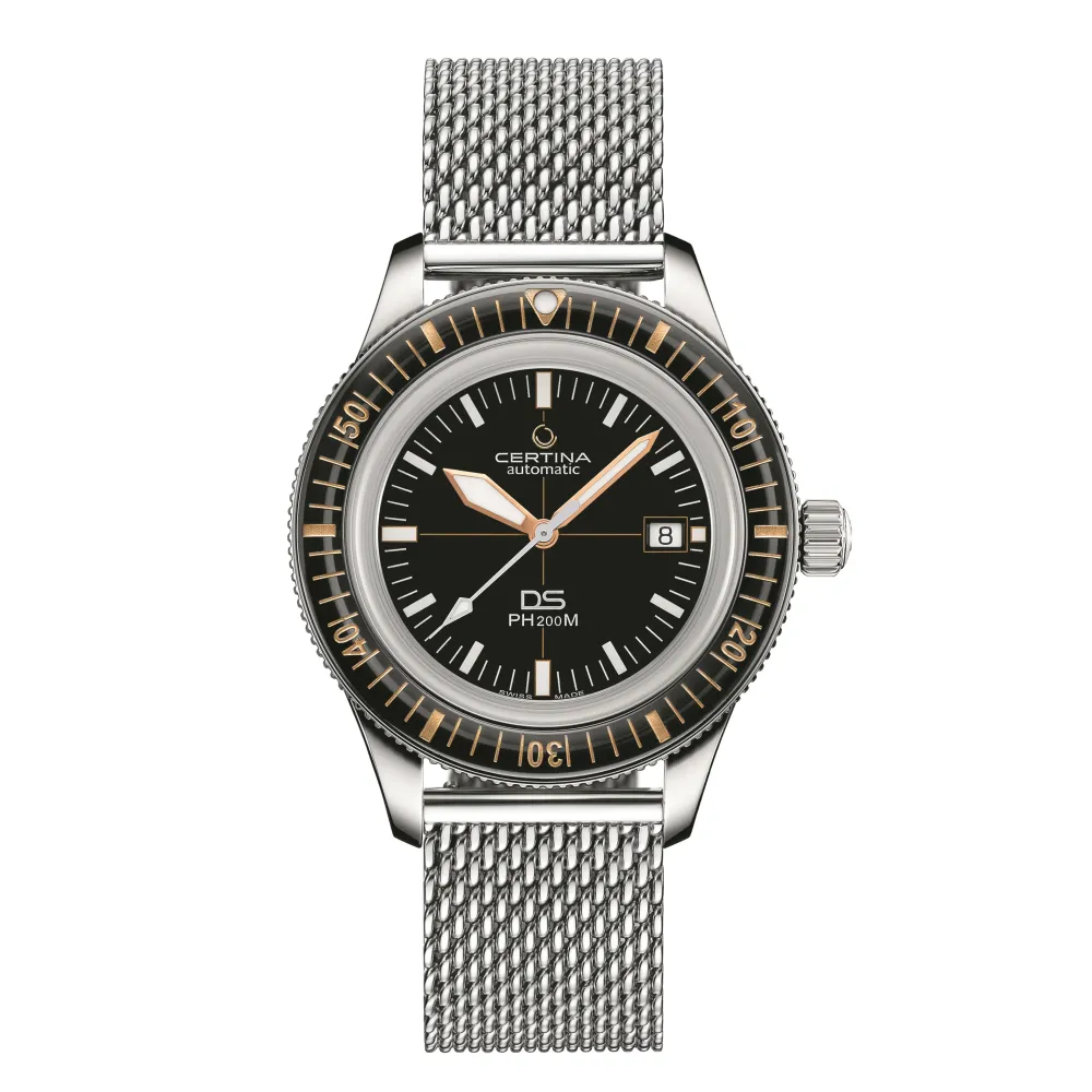 Certina ure Certina DS PH200M Powermatic 80 C036.407.11.050.01 | Herreure Med Lænke | Herreure I Stål