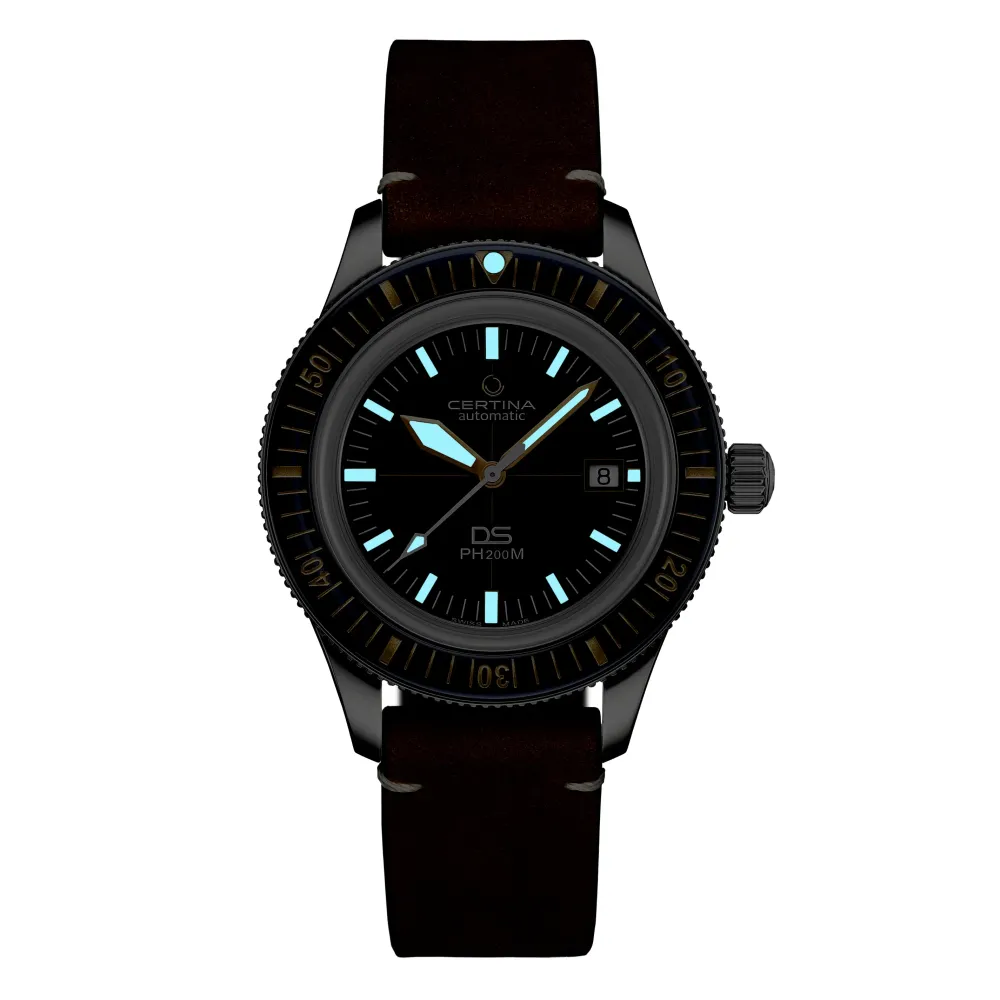 Certina ure Certina DS PH200M Powermatic 80 C036.407.16.040.00 | Herreure Med Rem | Herreure I Stål