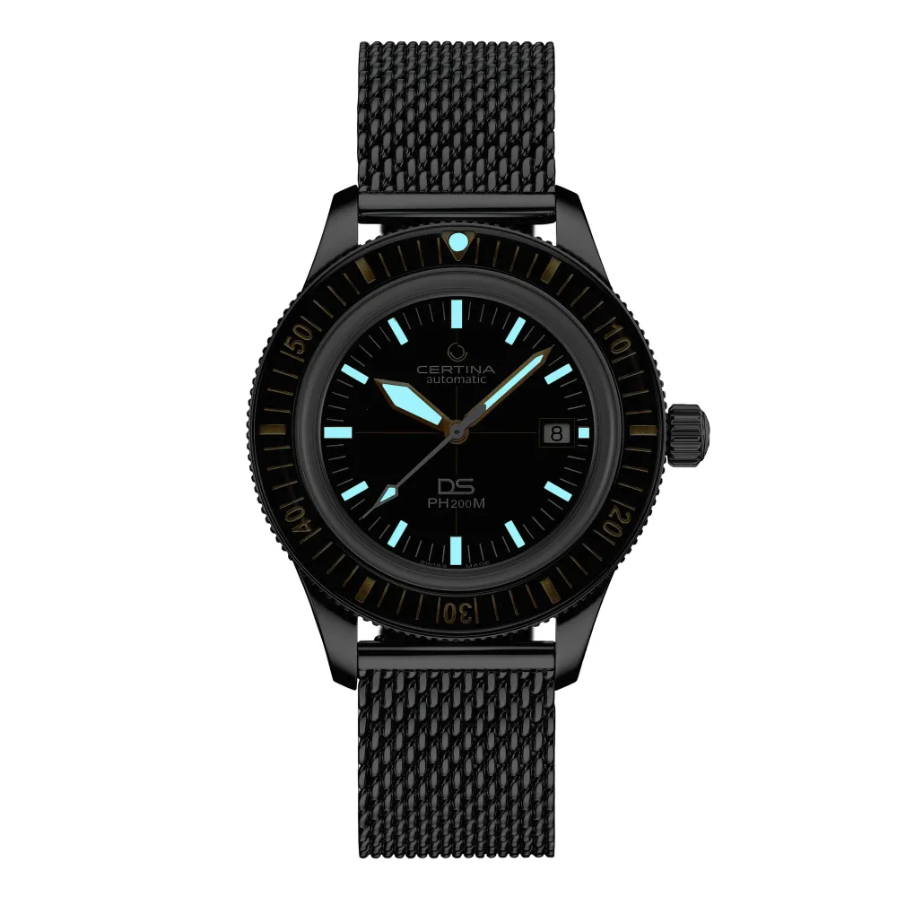 Certina ure Certina DS PH200M Powermatic 80 C036.407.11.050.01 | Herreure Med Lænke | Herreure I Stål