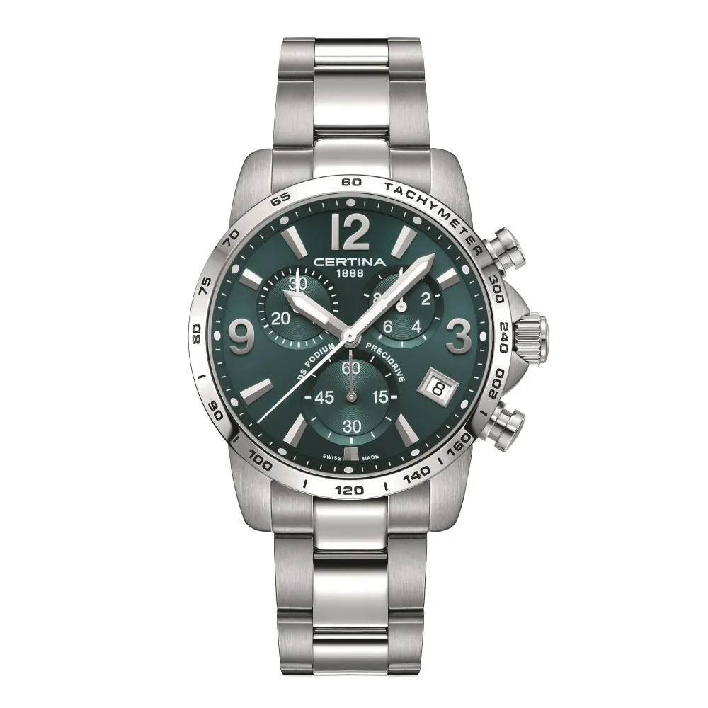 Certina ure Certina DS Podium Chronograph 1/10 sec C034.417.11.097.00 | Herreure Med Lænke | Herreure I Stål