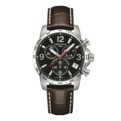 Certina ure Certina DS Podium Chronograph 1/10 sec C034.417.16.057.00 | Herreure Med Rem | Herreure I Stål