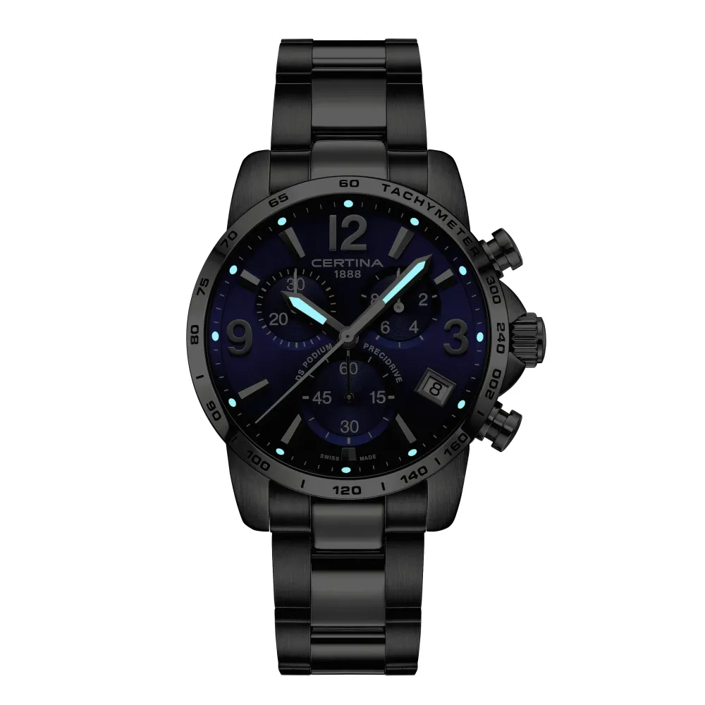Certina ure Certina DS Podium Chronograph 1/10 sec C034.417.11.047.00 | Herreure Med Lænke | Herreure I Stål
