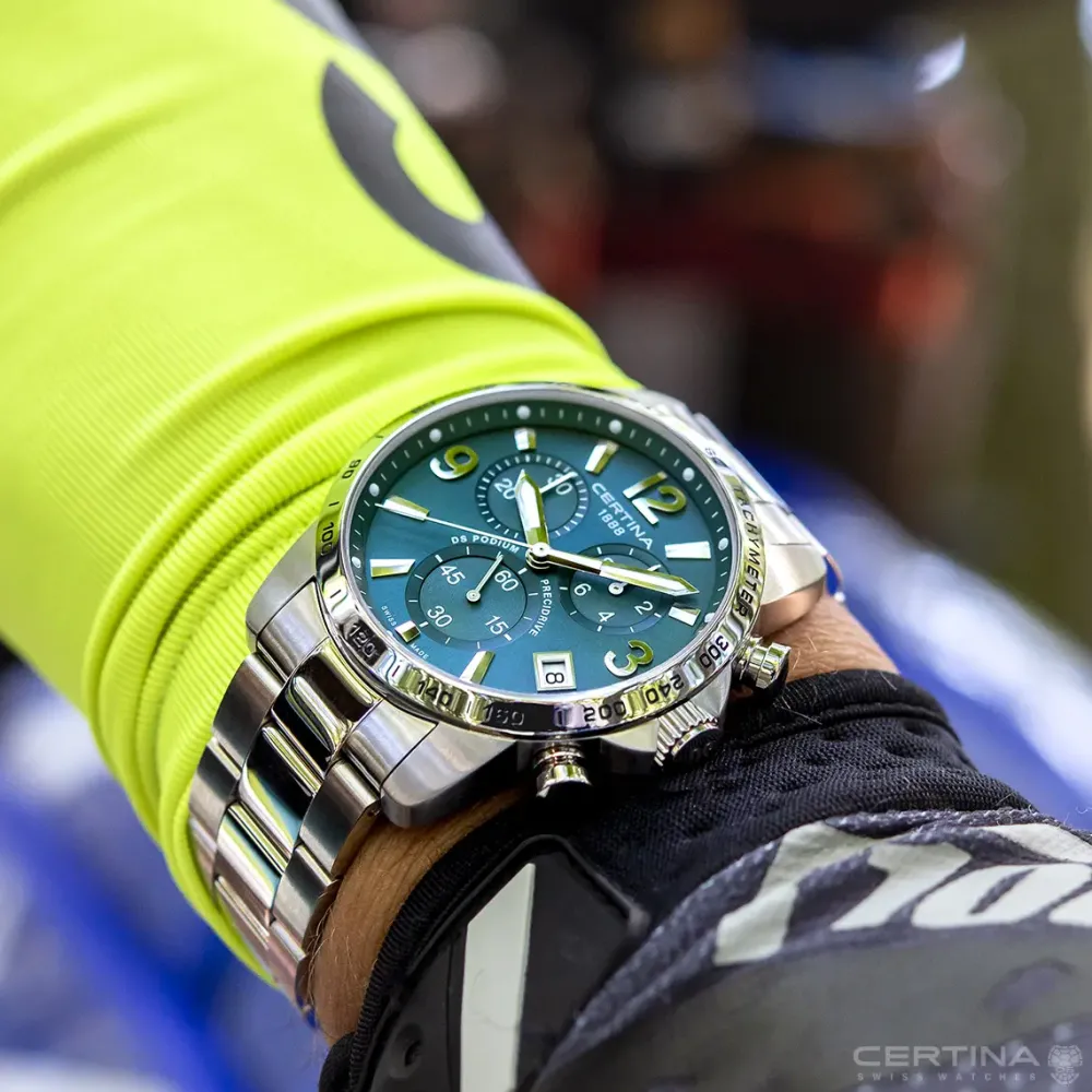 Certina ure Certina DS Podium Chronograph 1/10 sec C034.417.11.097.00 | Herreure Med Lænke | Herreure I Stål