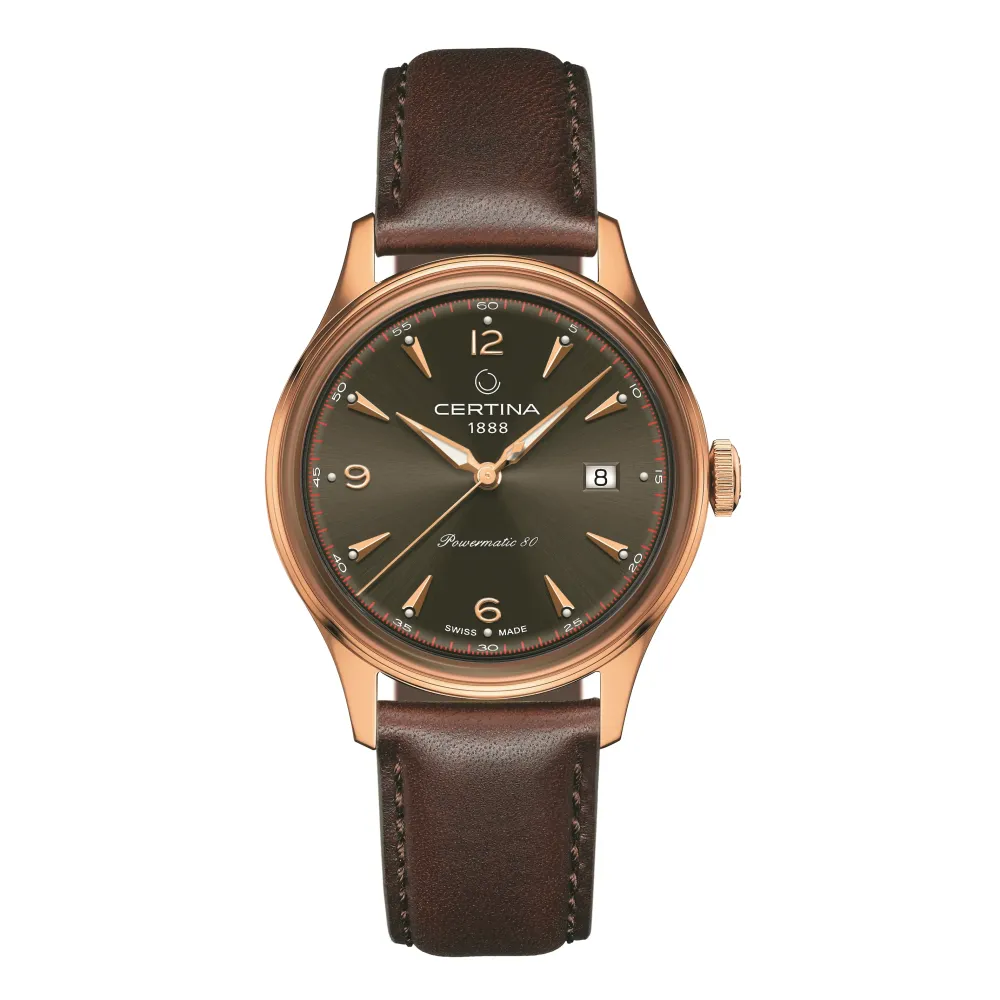 Certina ure Certina DS Powermatic 80 C038.407.36.087.00 | Herreure Med Rem | Herreure I Gulddouble