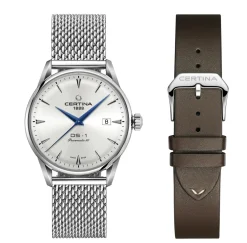 Certina ure Certina DS-1 Powermatic 80 C029.807.11.031.02 | Herreure Med Rem | Herreure Med Lænke
