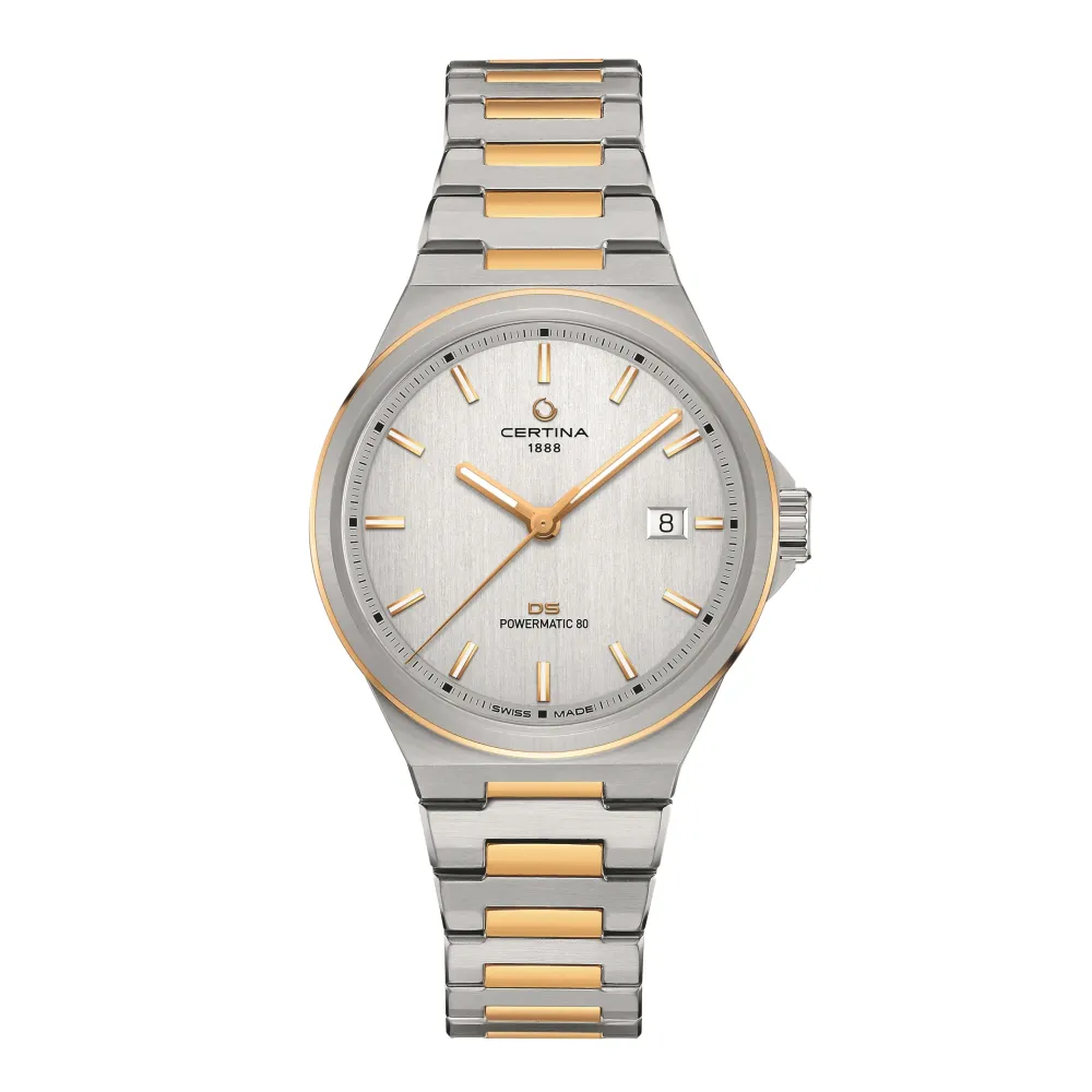 Certina ure Certina DS-7 Powermatic 80 C043.407.22.031.00 | Dame Dameure Med Lænke | Dameure I Bicolor