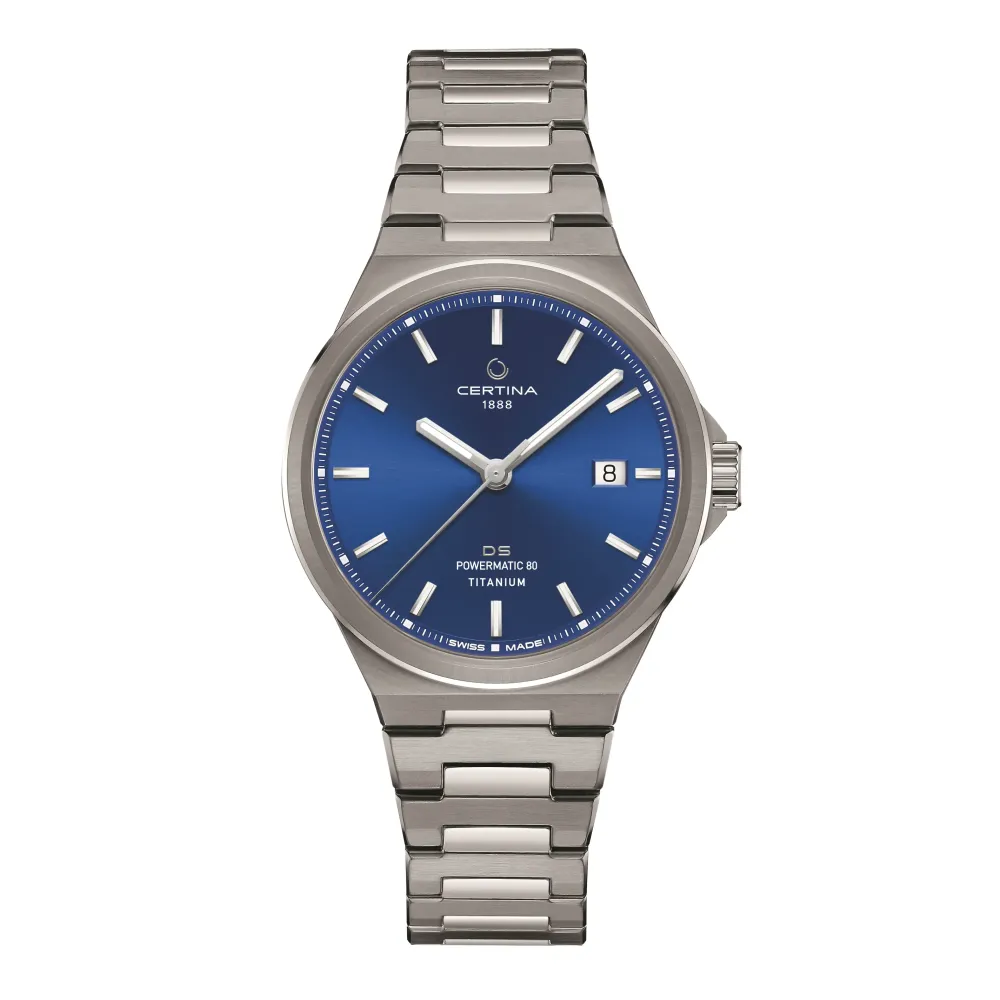 Certina ure Certina DS-7 Powermatic 80 C043.407.44.041.00 | Dame Dameure Med Lænke | Dameure I Titanium