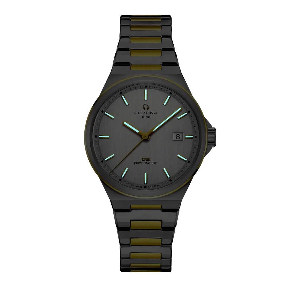 Certina ure Certina DS-7 Powermatic 80 C043.407.22.031.00 | Dame Dameure Med Lænke | Dameure I Bicolor