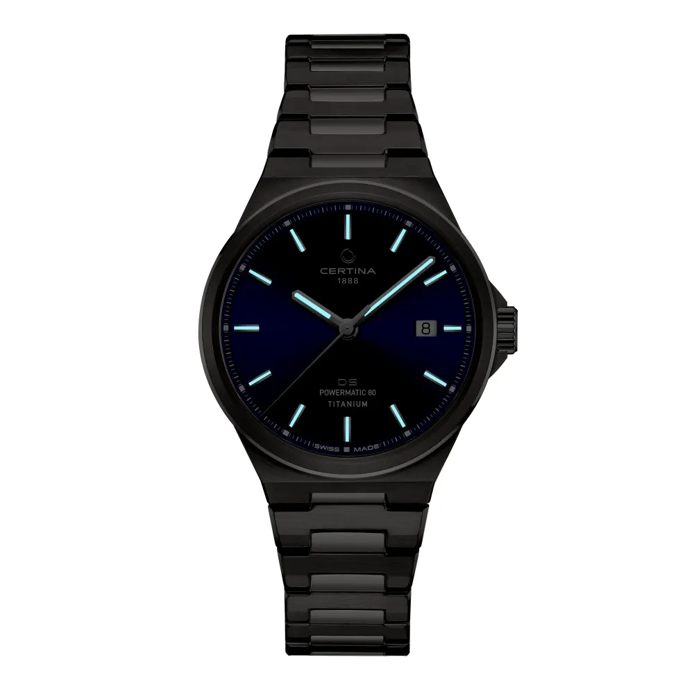 Certina ure Certina DS-7 Powermatic 80 C043.407.44.041.00 | Dame Dameure Med Lænke | Dameure I Titanium