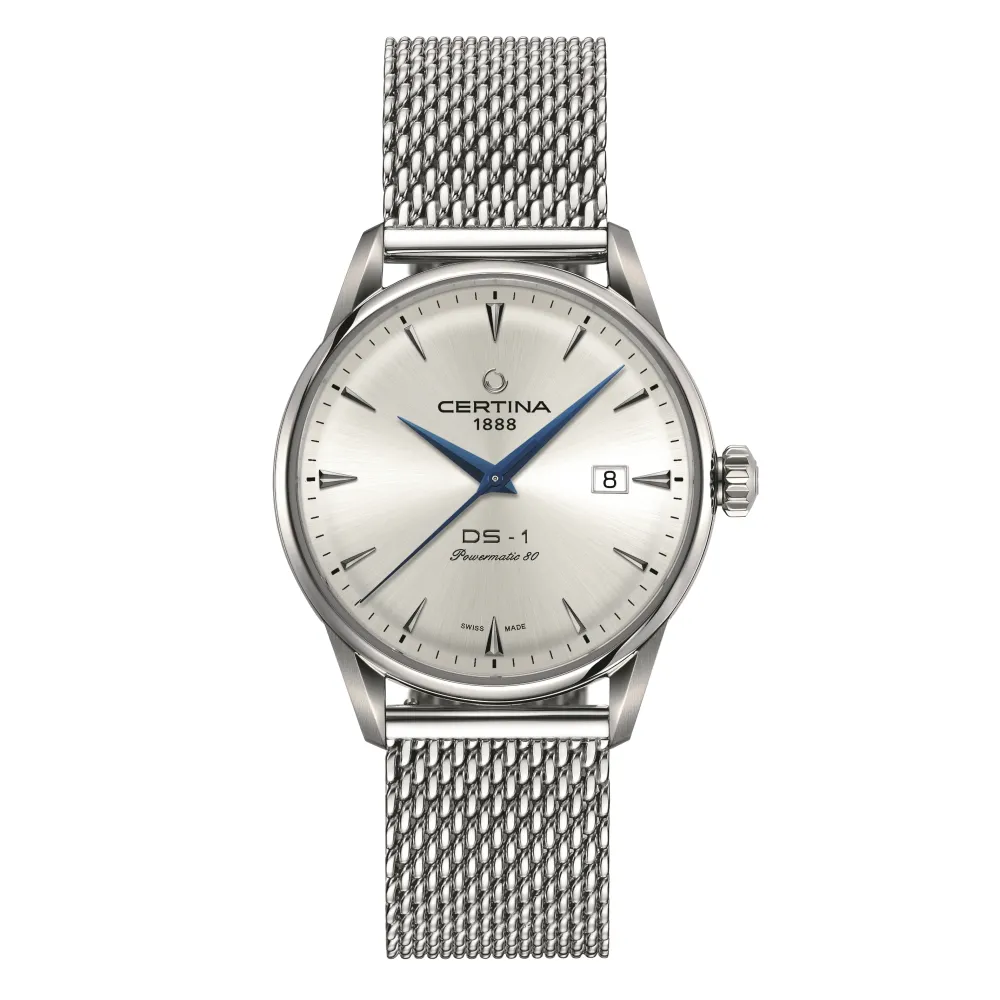 Certina ure Certina DS-1 Powermatic 80 C029.807.11.031.02 | Herreure Med Rem | Herreure Med Lænke