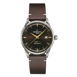 Certina ure Certina DS-1 Powermatic 80 C029.807.11.291.02 | Herreure Med Rem | Herreure Med Lænke