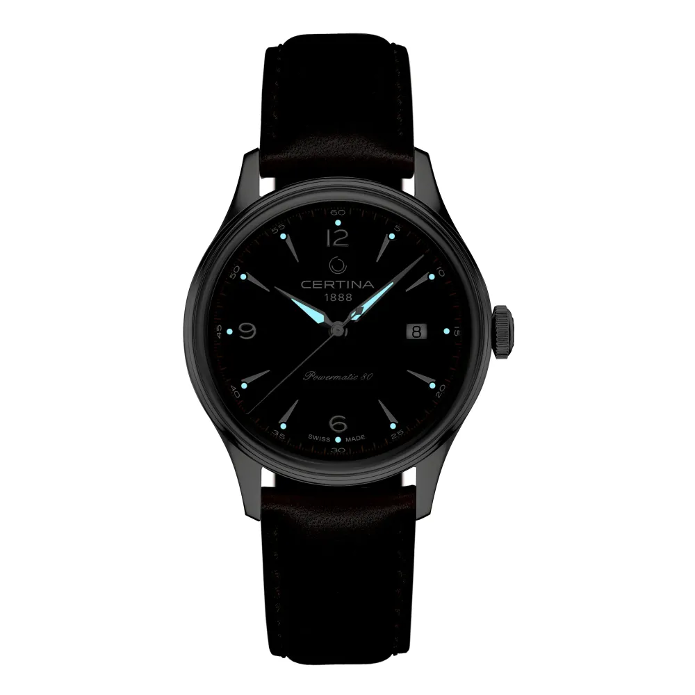 Certina ure Certina DS Powermatic 80 C038.407.16.097.00 | Herreure Med Rem | Herreure I Stål