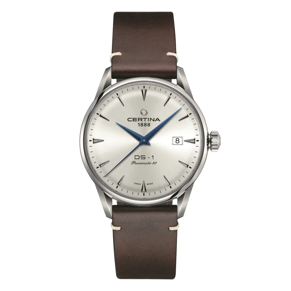 Certina ure Certina DS-1 Powermatic 80 C029.807.11.031.02 | Herreure Med Rem | Herreure Med Lænke