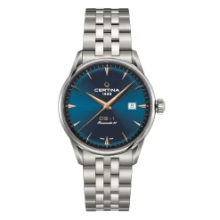 Certina ure Certina DS-1 Powermatic 80 C029.807.11.041.02 | Herreure Med Rem | Herreure Med Lænke
