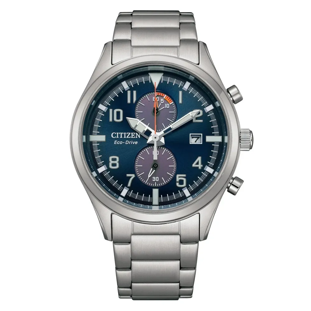 Citizen ure Citizen Chronograph Eco-Drive CA7028-81L | Herreure Med Lænke | Herreure I Stål