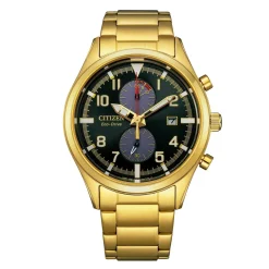 Citizen ure Citizen Chronograph Eco-Drive CA7022-87E | Herreure Med Lænke | Herreure I Gulddouble