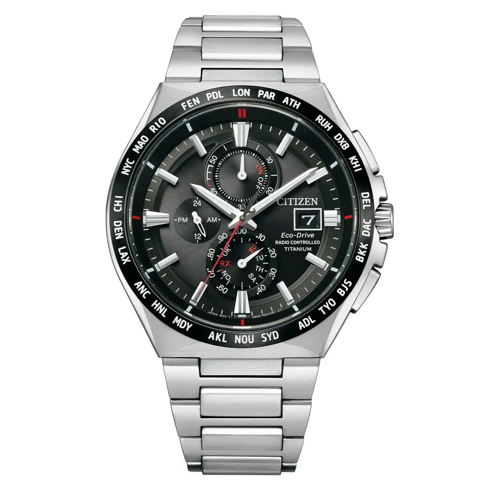Citizen ure Citizen Eco-Drive AT8234-85E | Herreure Med Lænke | Herreure I Titanium