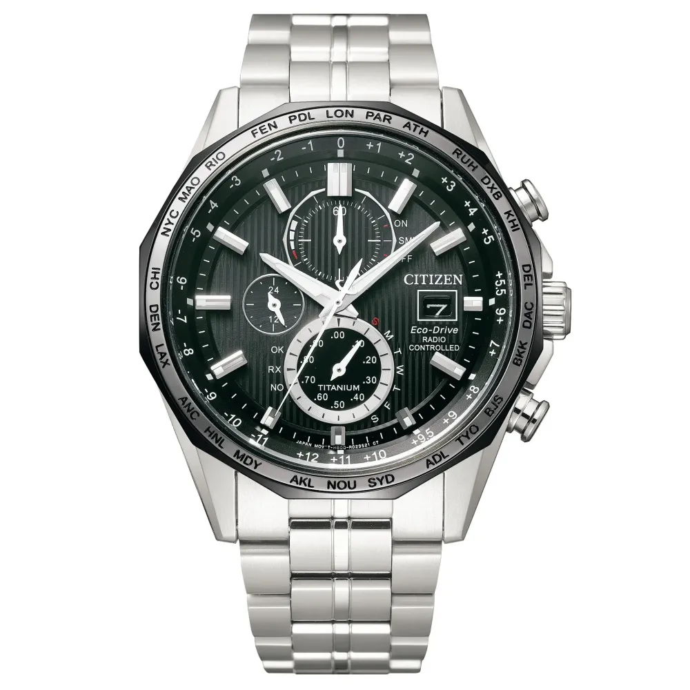 Citizen ure Citizen Eco-Drive AT8218-81E | Herreure Med Lænke | Herreure I Titanium
