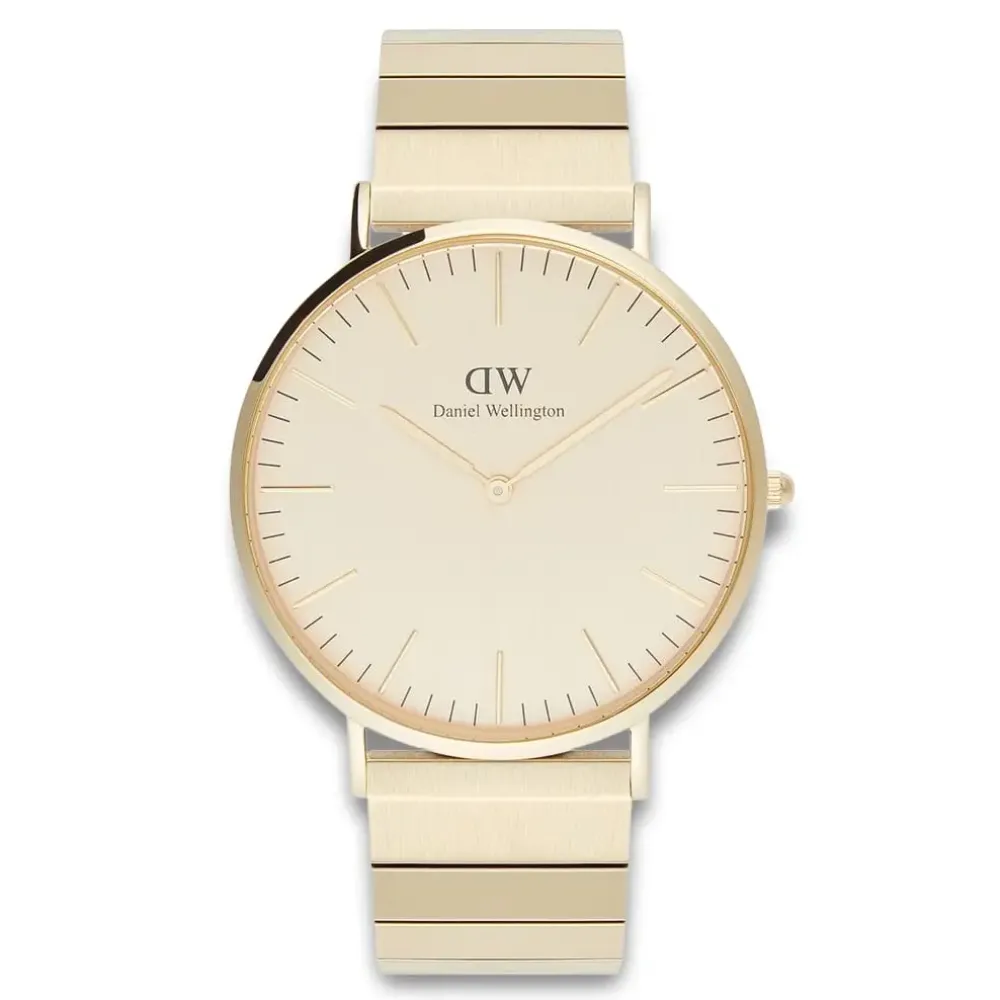 Daniel Wellington ure Daniel Wellington Classic Piano 40mm DW00100779 | Herreure Med Lænke | Herreure I Gulddouble