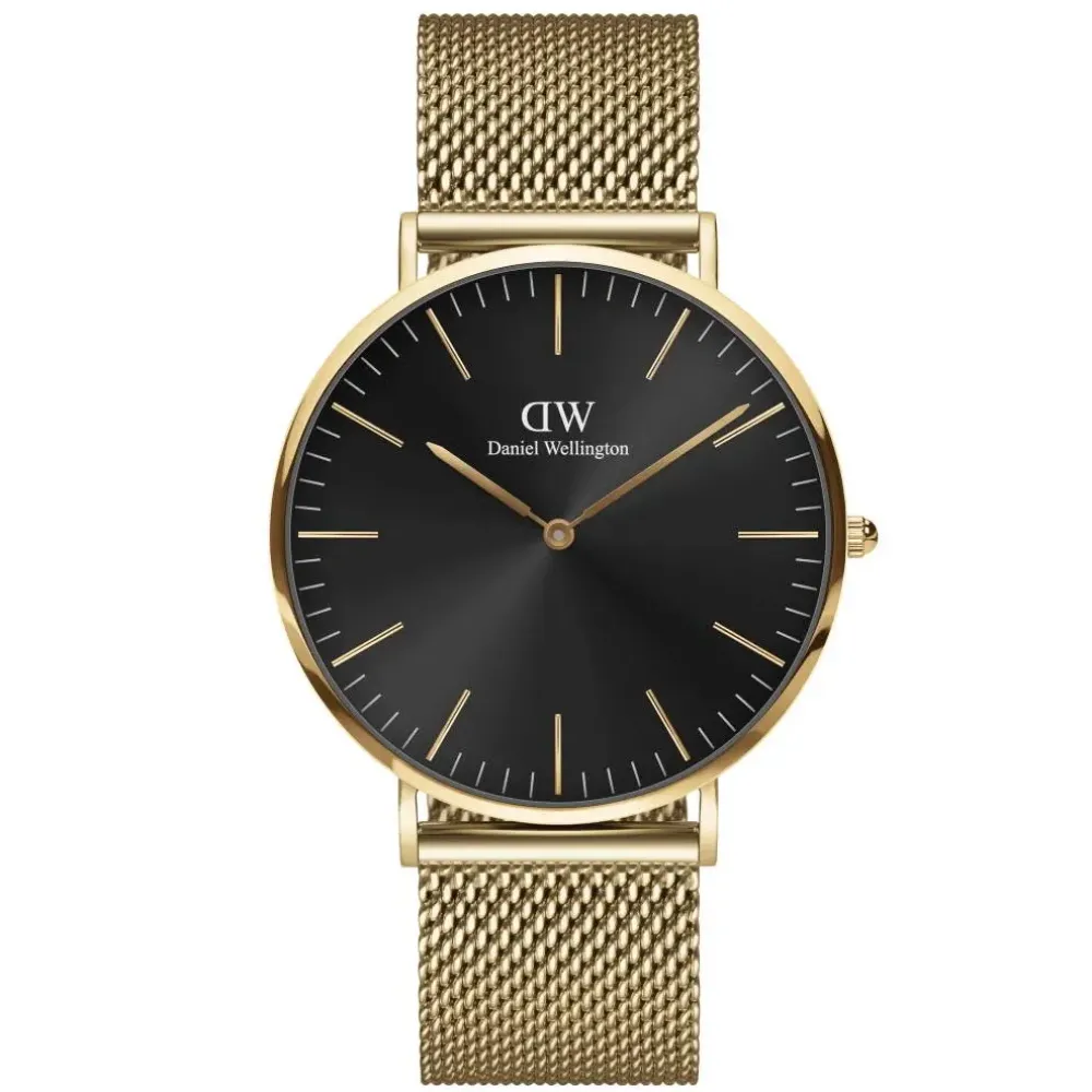 Daniel Wellington ure Daniel Wellington Classic Evergold 40mm DW00100631 | Herreure Med Lænke | Herreure I Gulddouble