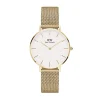 Daniel Wellington ure Daniel Wellington Classic Petite 32mm Evergold DW00100348 | Dame Dameure Med Lænke | Dameure I Gulddouble