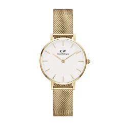 Daniel Wellington ure Daniel Wellington Classic Petite 28mm Evergold DW00100350 | Dame Dameure Med Lænke | Dameure I Gulddouble