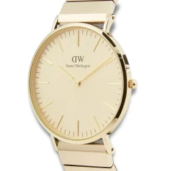 Daniel Wellington ure Daniel Wellington Classic Piano 40mm DW00100779 | Herreure Med Lænke | Herreure I Gulddouble