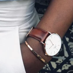 Daniel Wellington ure Daniel Wellington Classic 40mm St Mawes DW00100006 | Herreure I Gulddouble | Herreure Med Rem