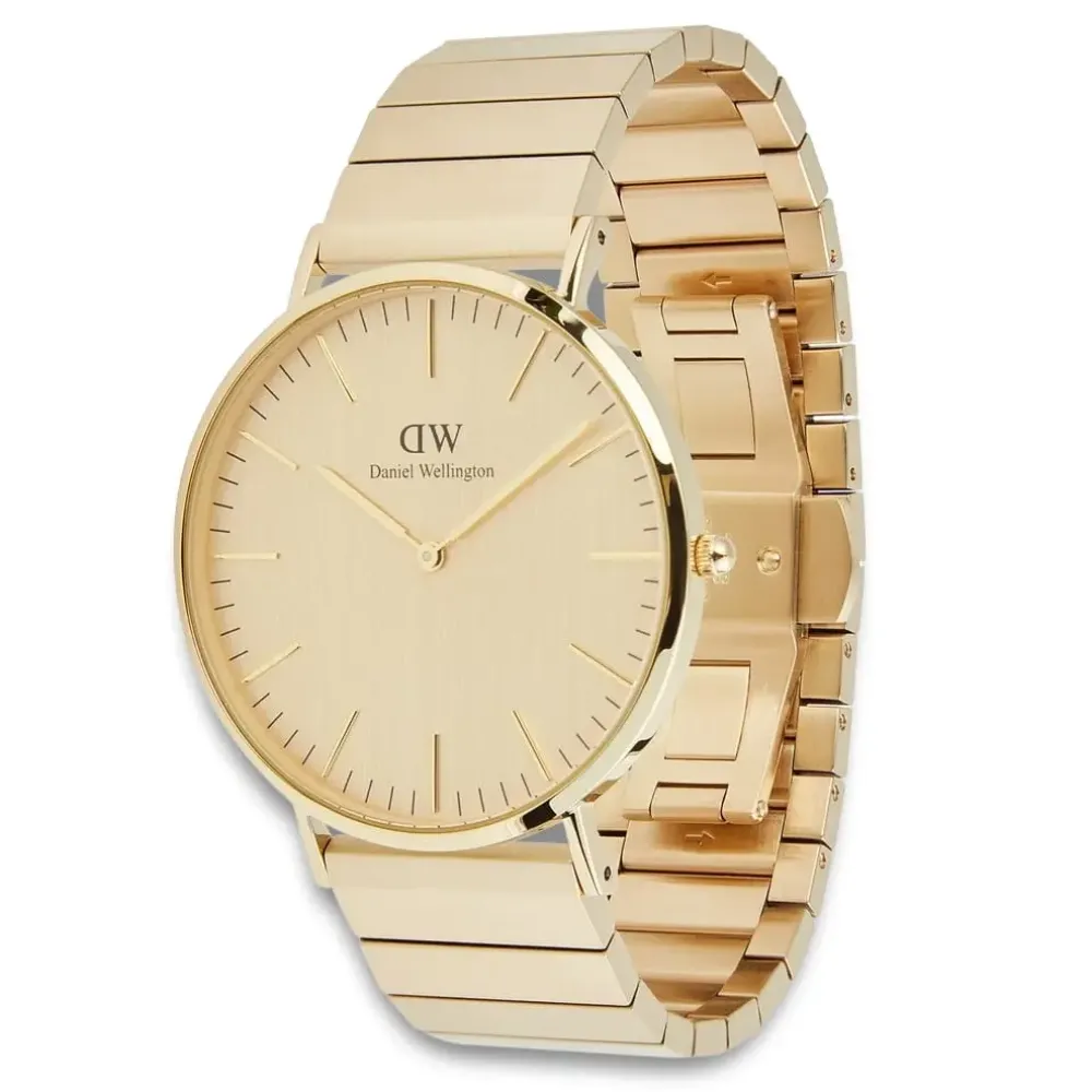 Daniel Wellington ure Daniel Wellington Classic Piano 40mm DW00100779 | Herreure Med Lænke | Herreure I Gulddouble