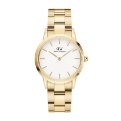 Daniel Wellington ure Daniel Wellington Iconic Link 32mm DW00100565 | Dame Dameure Med Lænke | Dameure I Gulddouble