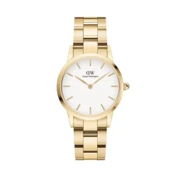 Daniel Wellington ure Daniel Wellington Iconic Link 28mm DW00100567 | Dame Dameure Med Lænke | Dameure I Gulddouble