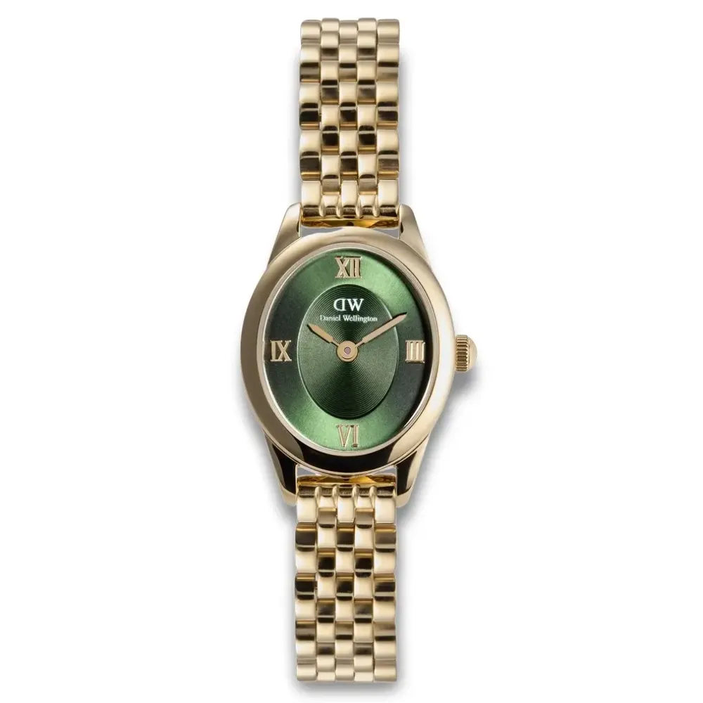 Daniel Wellington ure Daniel Wellington Oval Mini 25mm DW00100804 | Dame Dameure Med Lænke | Dameure I Gulddouble