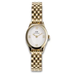 Daniel Wellington ure Daniel Wellington Oval Mini 25mm DW00100803 | Dame Dameure Med Lænke | Dameure I Gulddouble