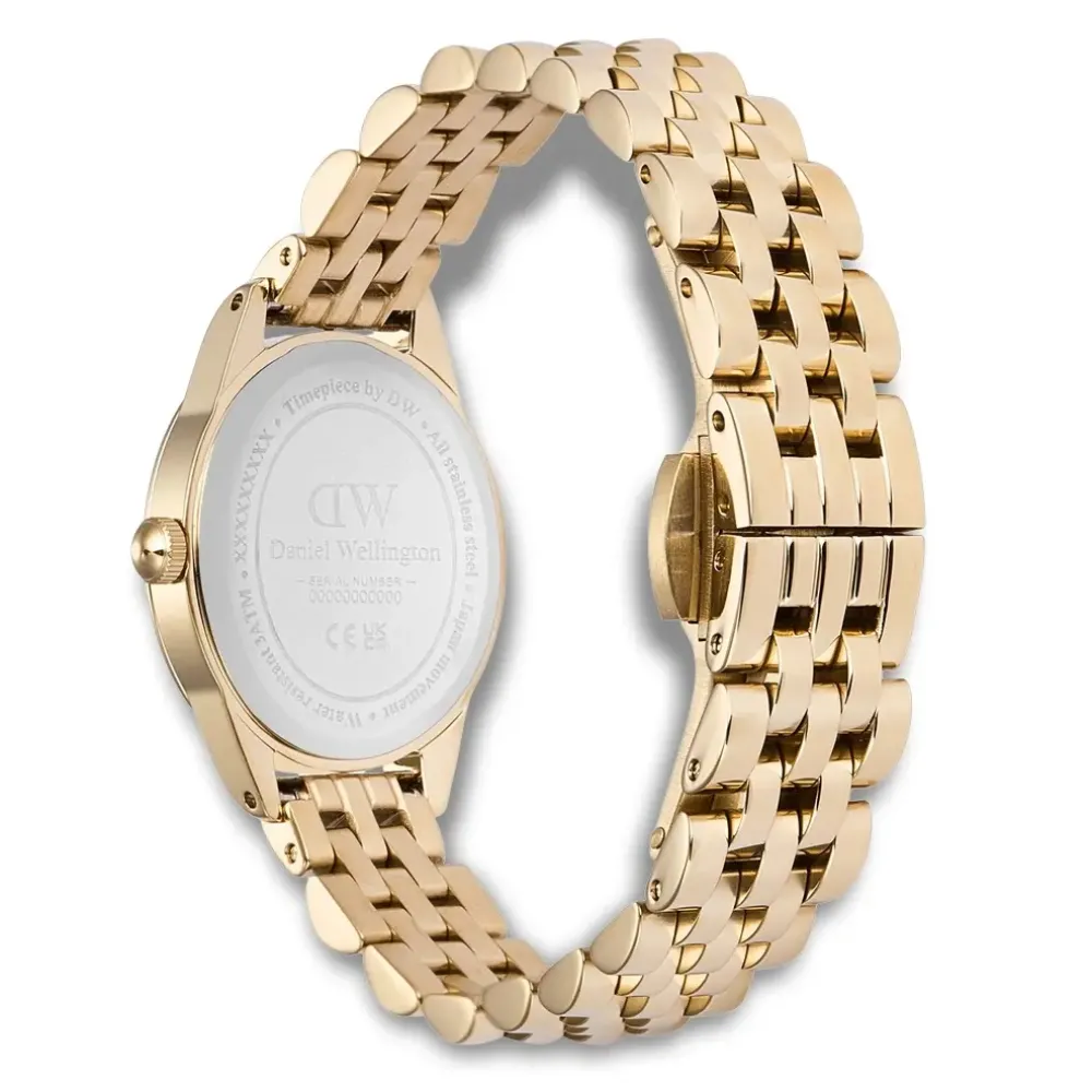 Daniel Wellington ure Daniel Wellington Oval Mini 25mm DW00100804 | Dame Dameure Med Lænke | Dameure I Gulddouble