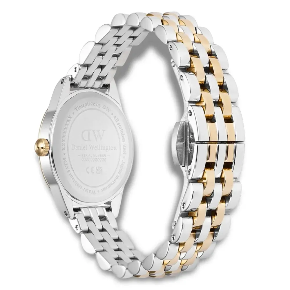 Daniel Wellington ure Daniel Wellington Oval Mini 25mm DW00100811 | Dame Dameure Med Lænke | Dameure I Bicolor