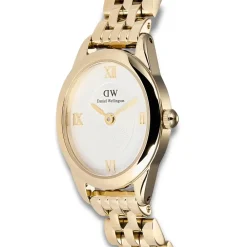 Daniel Wellington ure Daniel Wellington Oval Mini 25mm DW00100803 | Dame Dameure Med Lænke | Dameure I Gulddouble