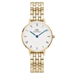 Daniel Wellington ure Daniel Wellington Petite Roman 28mm DW00100682 | Dame Dameure Med Lænke | Dameure I Gulddouble