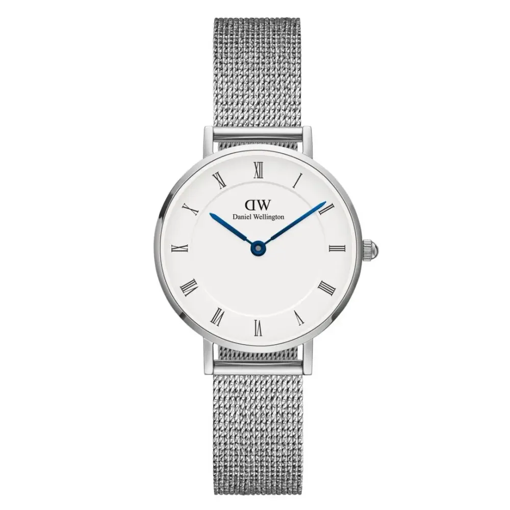 Daniel Wellington ure Daniel Wellington Petite Roman 28mm DW00100684 | Dame Dameure Med Lænke | Dameure I Stål