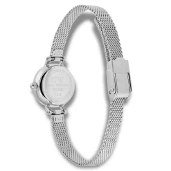 Daniel Wellington ure Daniel Wellington Petite Mini Sterling DW00100746 | Dame Dameure Med Lænke | Dameure I Stål