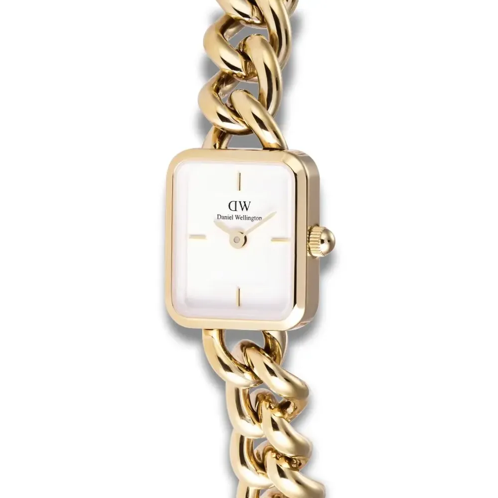 Daniel Wellington ure Daniel Wellington Petite Chain 18mm DW00100836 | Dame Dameure Med Lænke | Dameure I Gulddouble