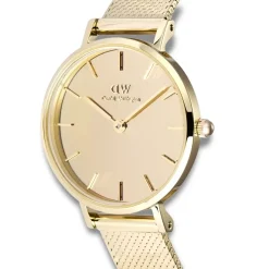 Daniel Wellington ure Daniel Wellington Petite Mirror 28mm DW00100797 | Dame Dameure Med Lænke | Dameure I Gulddouble