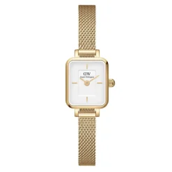 Daniel Wellington ure Daniel Wellington Quadro Mini Evergold DW00100725 | Dame Dameure Med Lænke | Dameure I Gulddouble