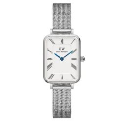Daniel Wellington ure Daniel Wellington Quadro Roman 20mm DW00100690 | Dame Dameure Med Lænke | Dameure I Stål