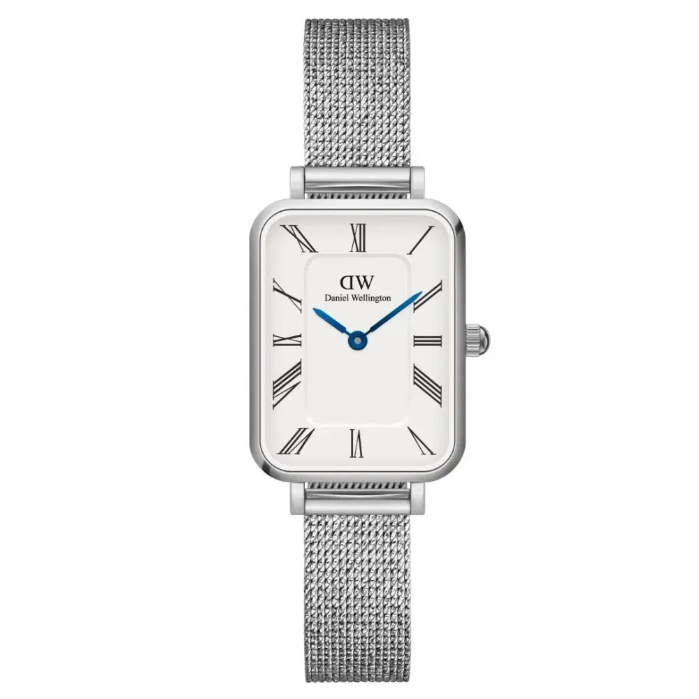 Daniel Wellington ure Daniel Wellington Quadro Roman 20mm DW00100690 | Dame Dameure Med Lænke | Dameure I Stål