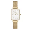 Daniel Wellington ure Daniel Wellington Quadro Lumine DW00100668 | Dame Dameure Med Lænke | Dameure I Gulddouble