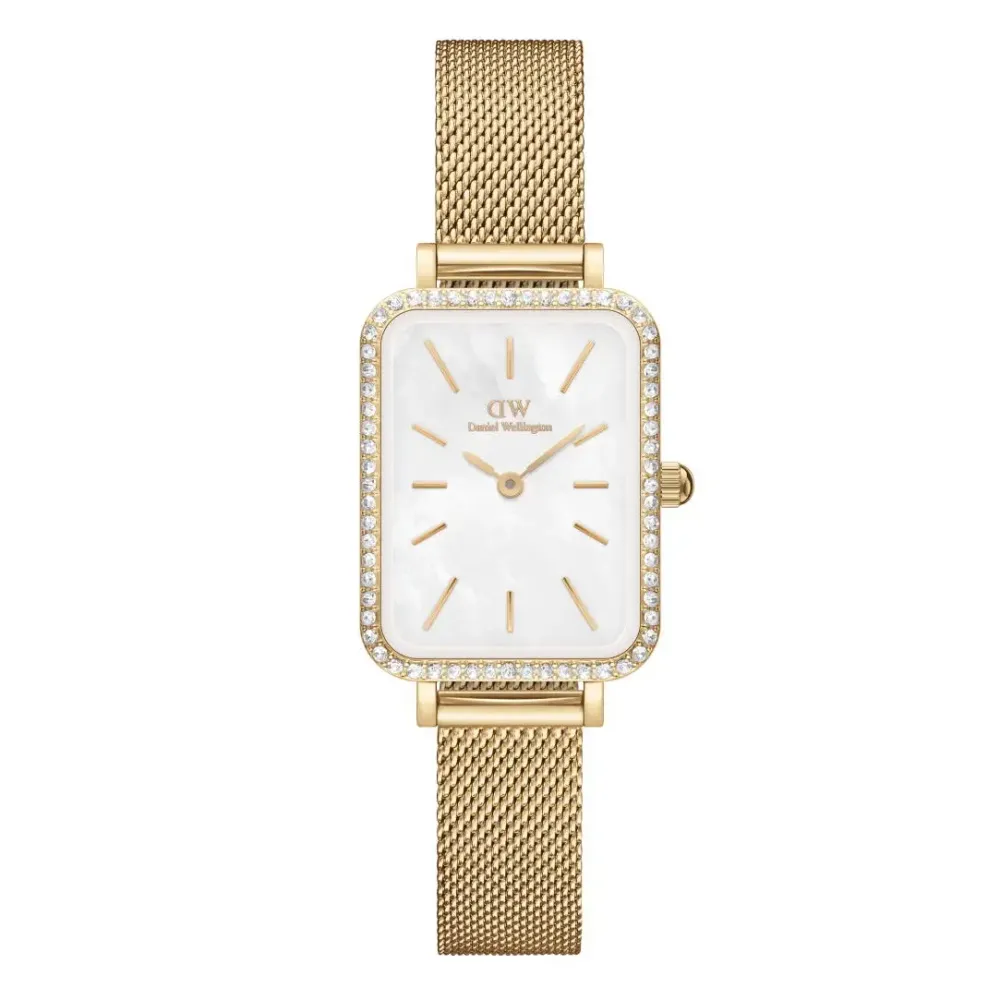 Daniel Wellington ure Daniel Wellington Quadro Lumine DW00100668 | Dame Dameure Med Lænke | Dameure I Gulddouble