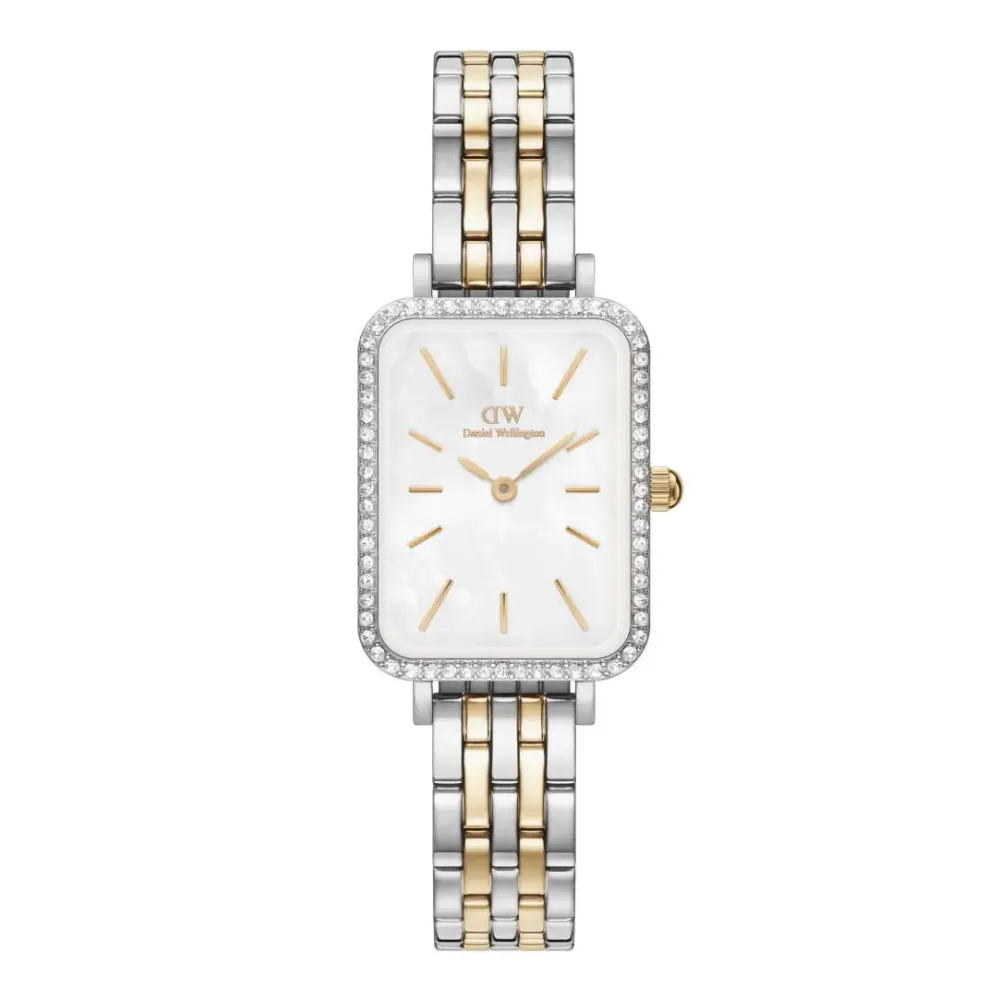Daniel Wellington ure Daniel Wellington Quadro Lumine DW00100671 | Dame Dameure Med Lænke | Dameure I Bicolor